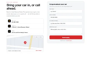 Vip German Auto Repairing website preview