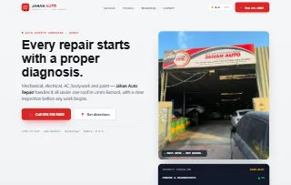 Jahan Auto Repair LLC website preview