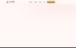 Al Riqa Ladies Salon website preview