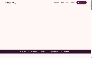 Unique Beauty Salon website preview