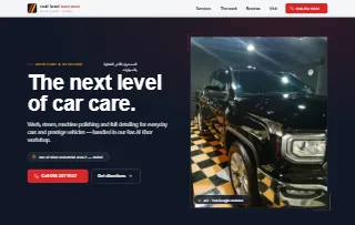 Next Level Care Care website preview