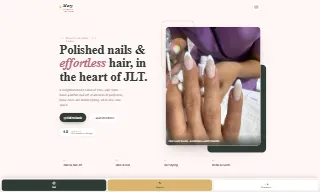 Mary Beauty Saloon website preview