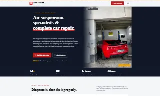 Bindarwash Garage website preview