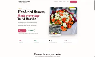Snowdrop Flowers LLC website preview