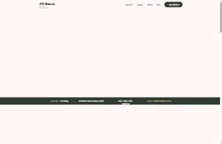 Jm Beauty Salon And Academy website preview