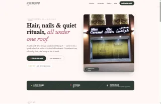Miss Caramel Beauty Center And Spa Alwarqa 1 website preview