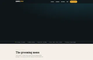 Cortefino Gents Salon website preview