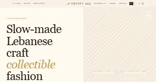 Orient 499 website preview