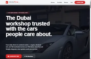 Lebanese Garage website preview