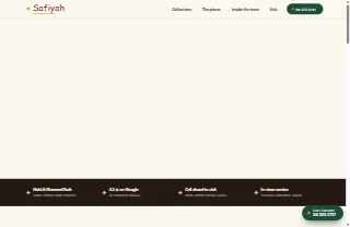 Safiyah Jewellers Gdp website preview