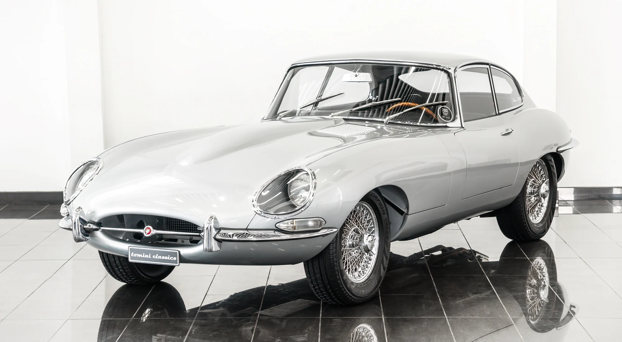1965 Jaguar E-Type Fixed Head Coupé in silver
