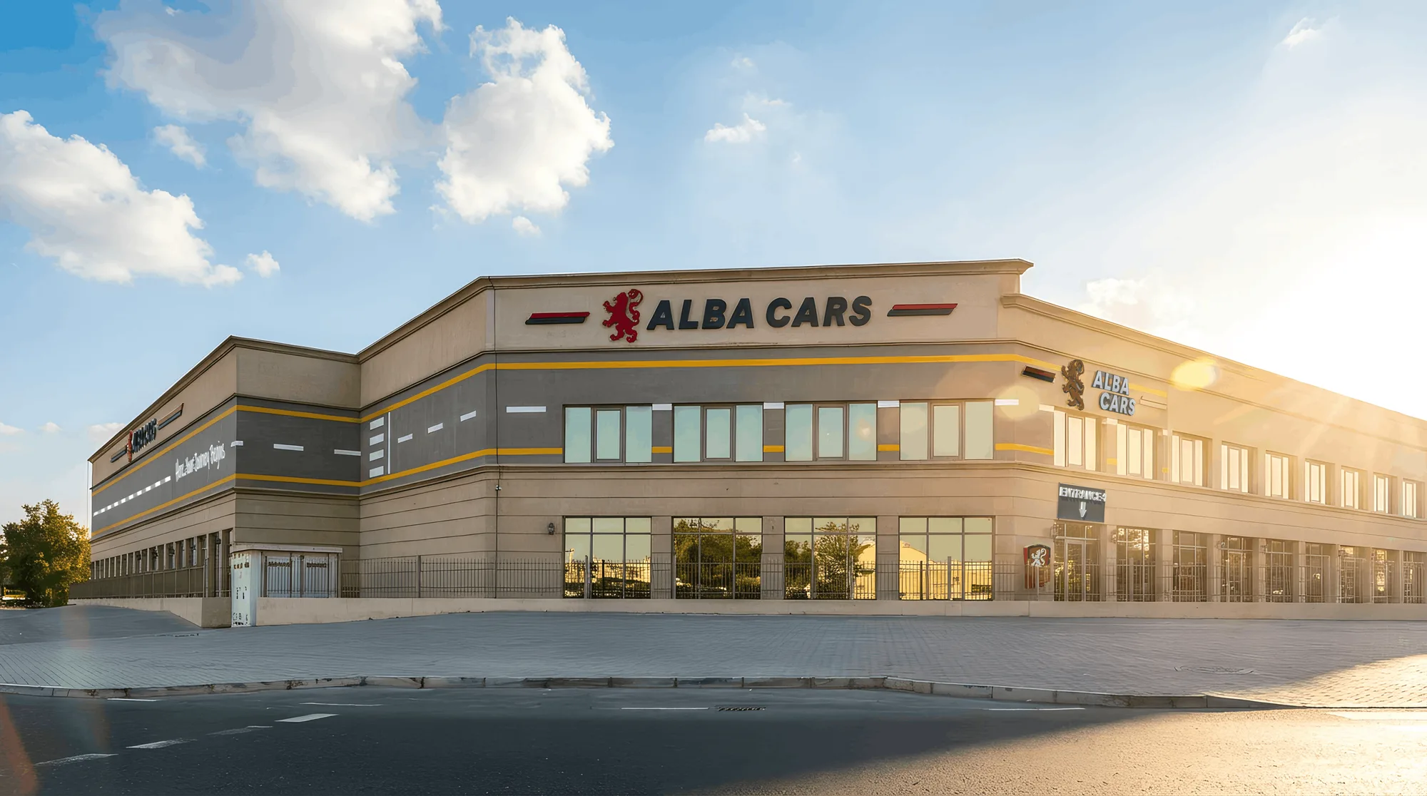 Alba Cars showroom exterior