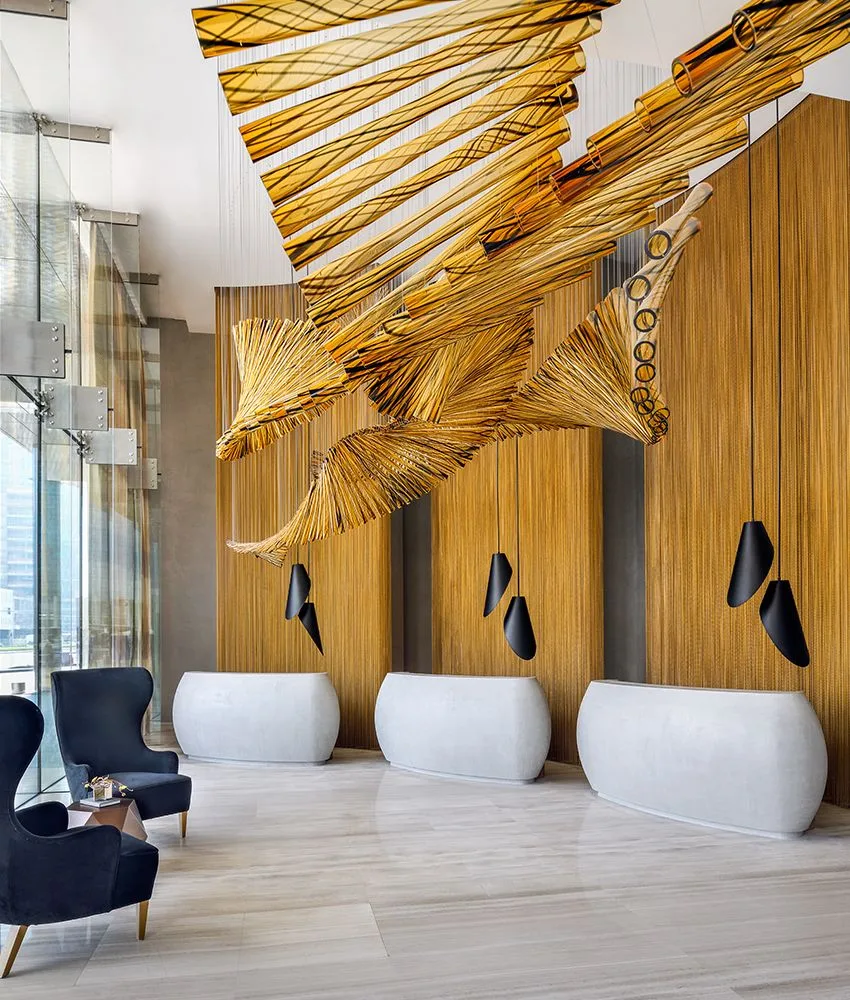 Hospitality interior built by Bond Interiors