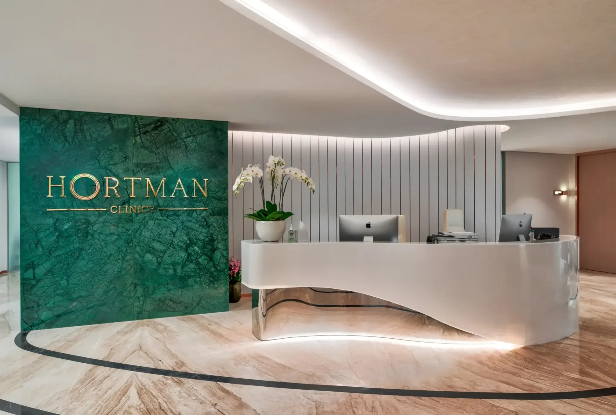 Treatment room interior, Hortman Clinics