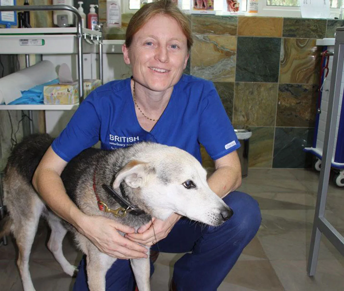 Dr Sara Elliott at the hospital