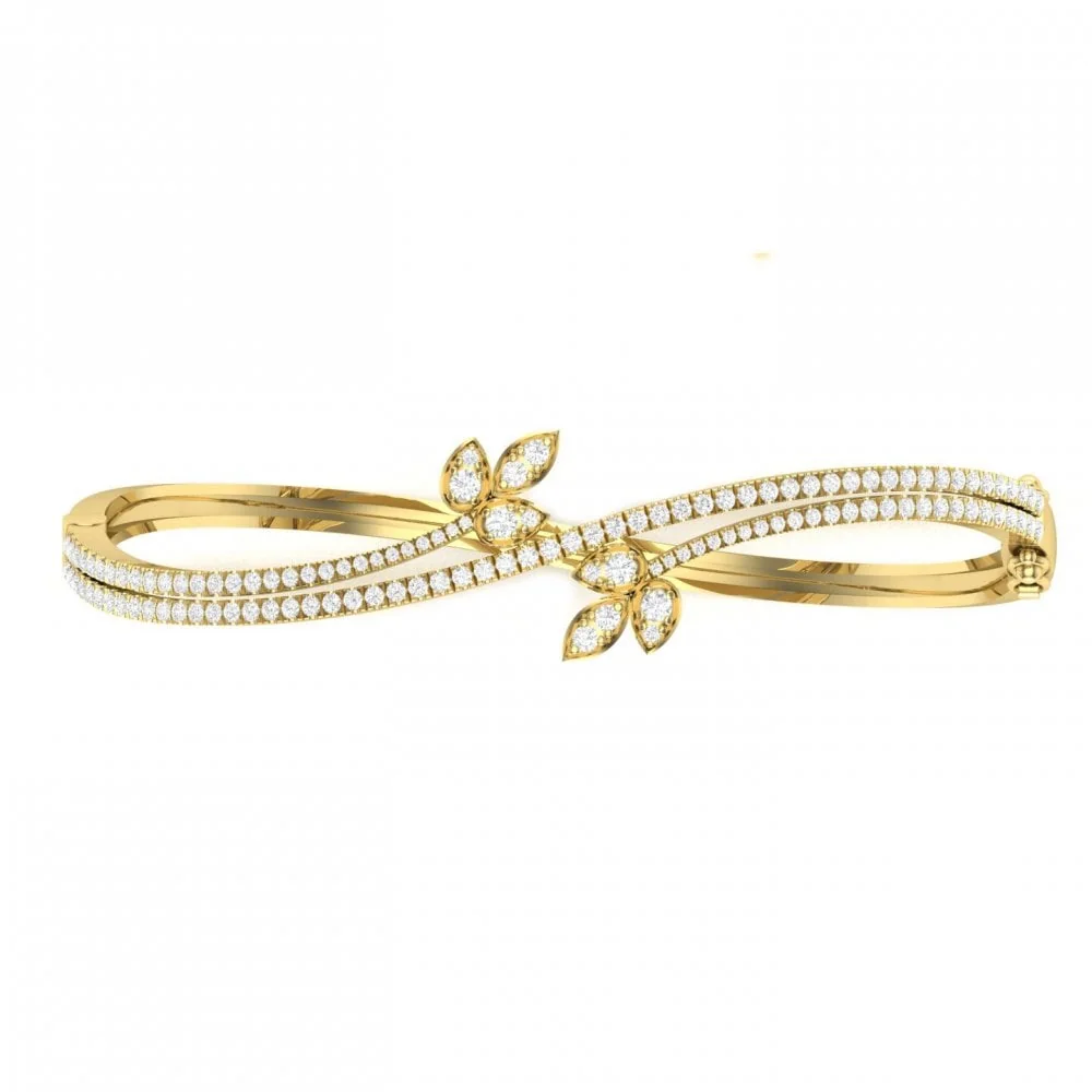 Remodelled gold bangle