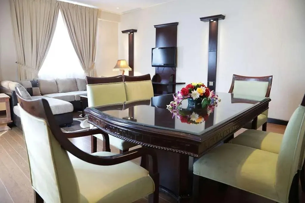 Suite with a separate sitting and dining area