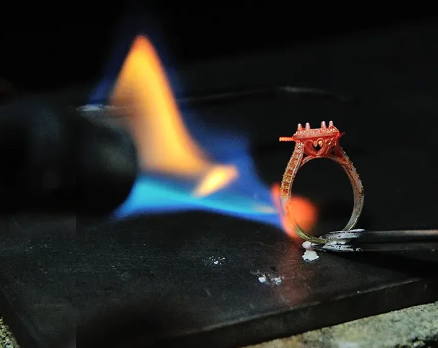 Casting a ring at the bench
