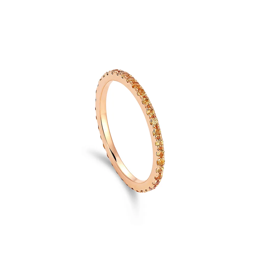 Color Symphony Citrine Ring