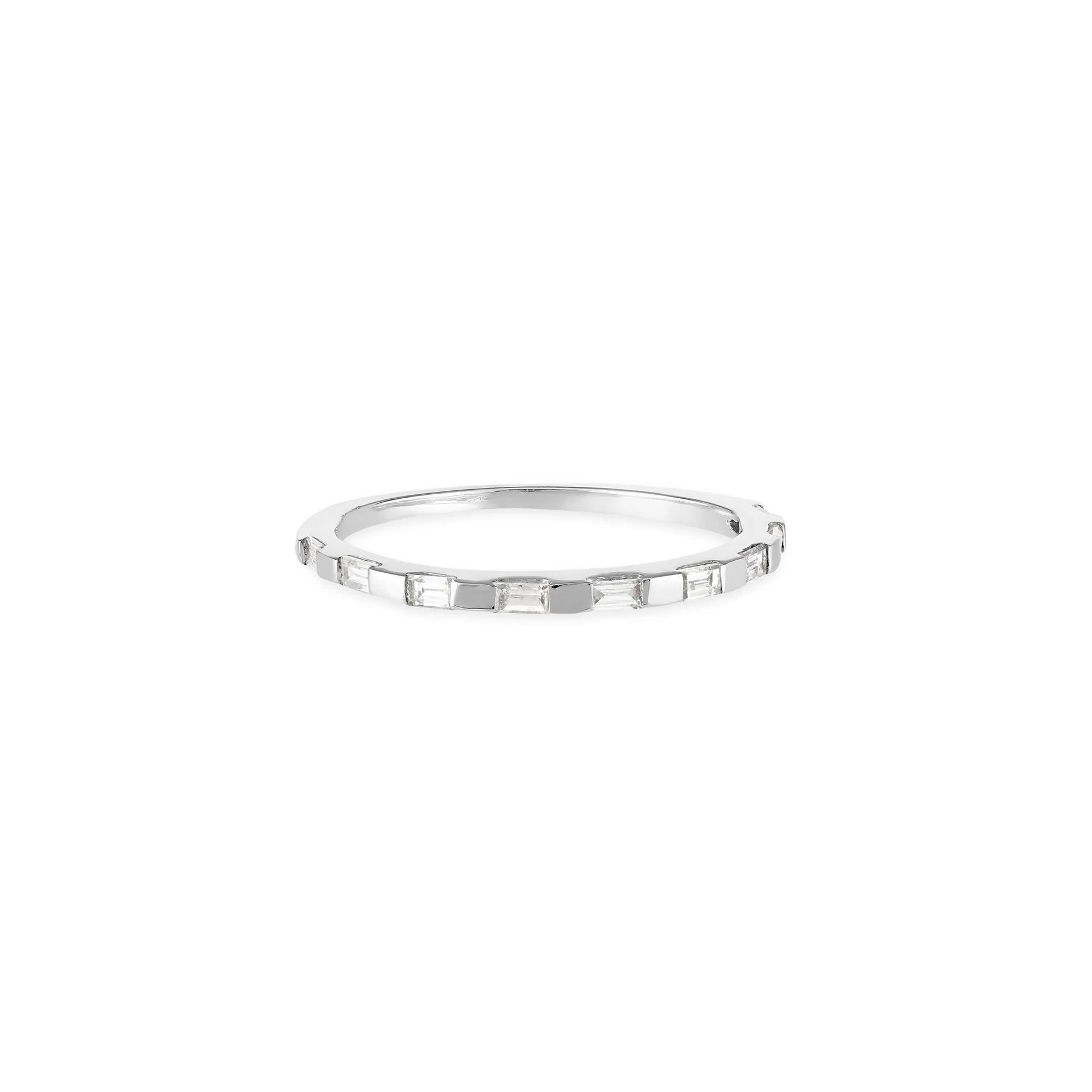 Half Baguette Eternity Ring
