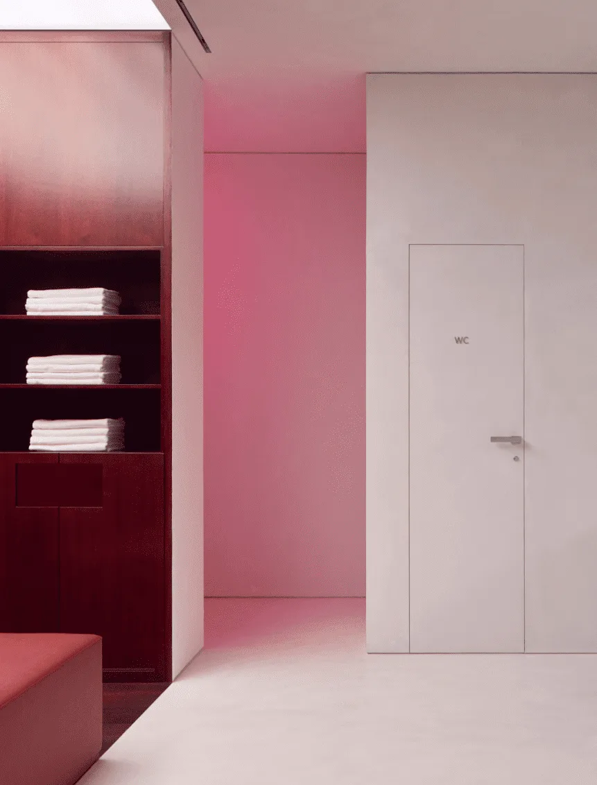 Private changing room at Moova Space