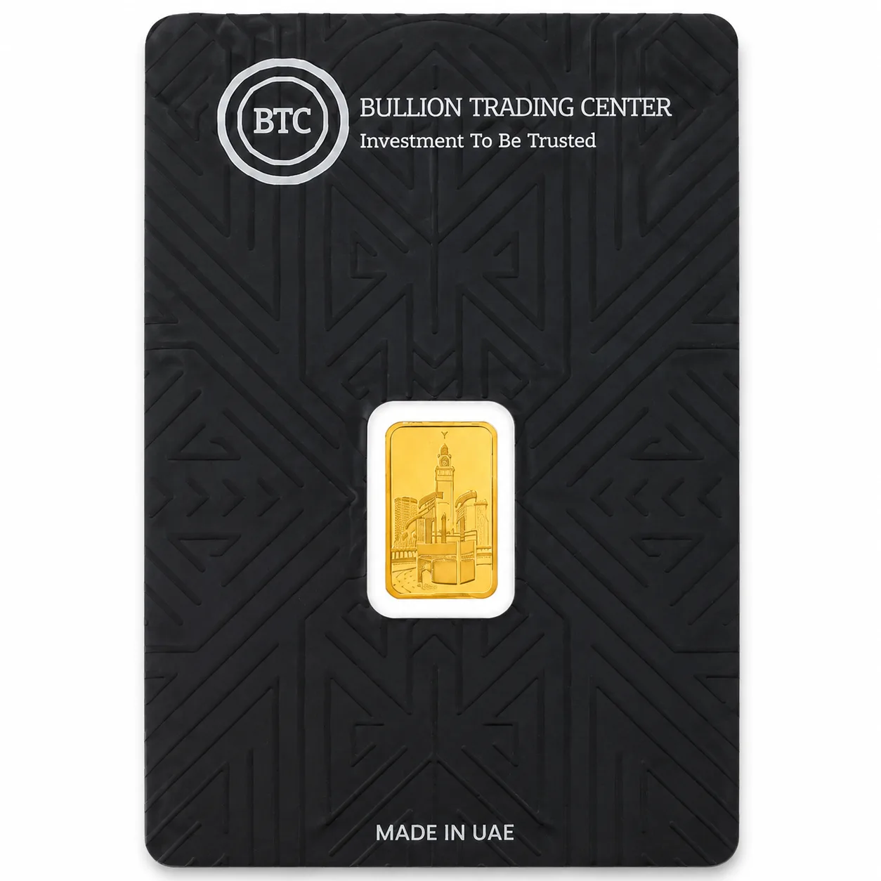 Certified gold bar