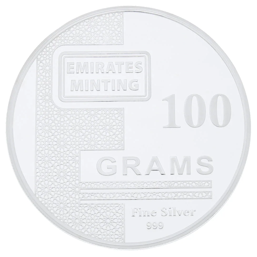 Minted silver coin