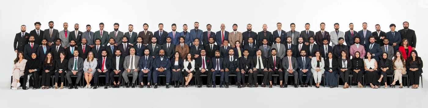 The 3S Real Estate team photographed together in Dubai