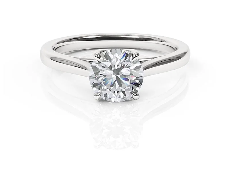 Solitaire engagement ring