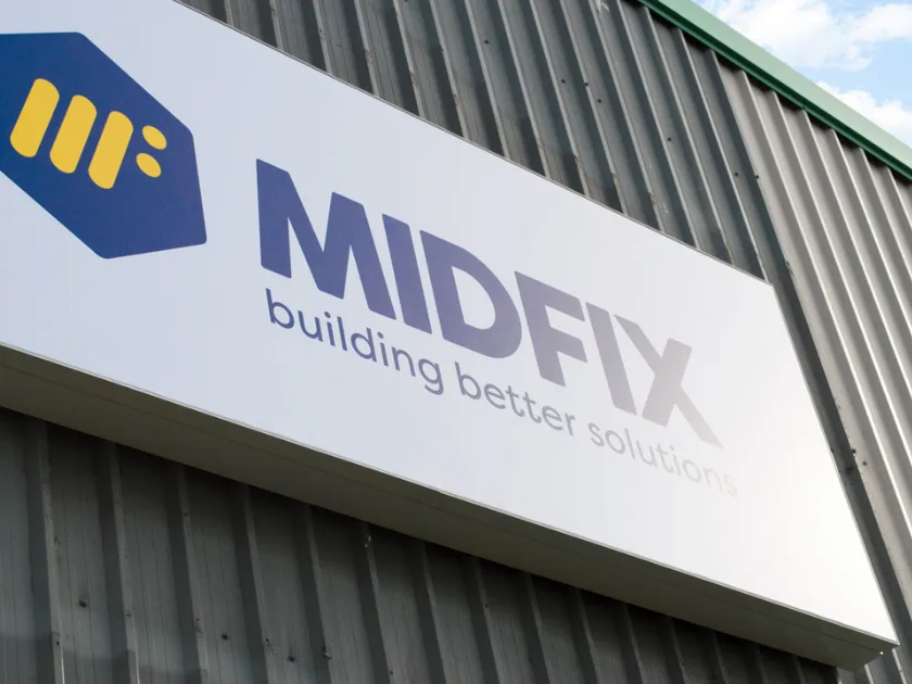 Fabricated fascia signage by Crown Sign