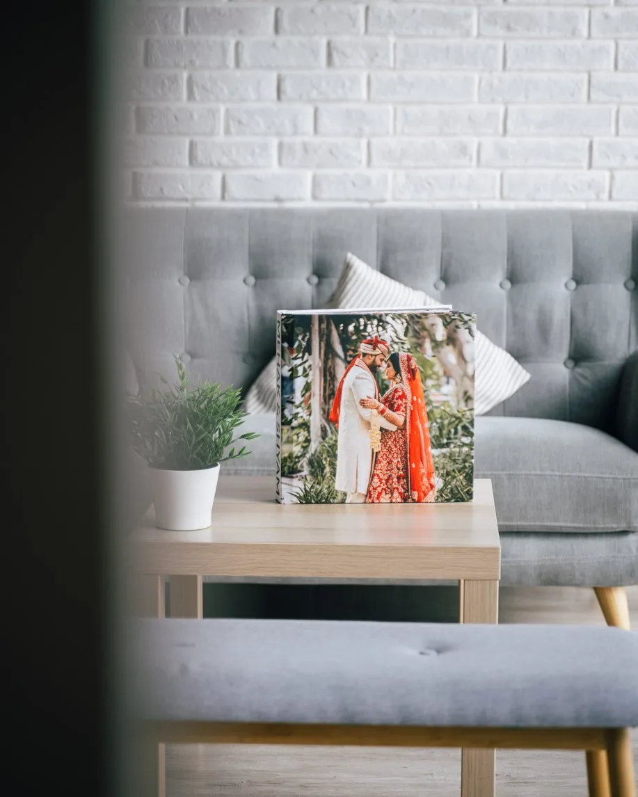 Photo albums and coffee-table books