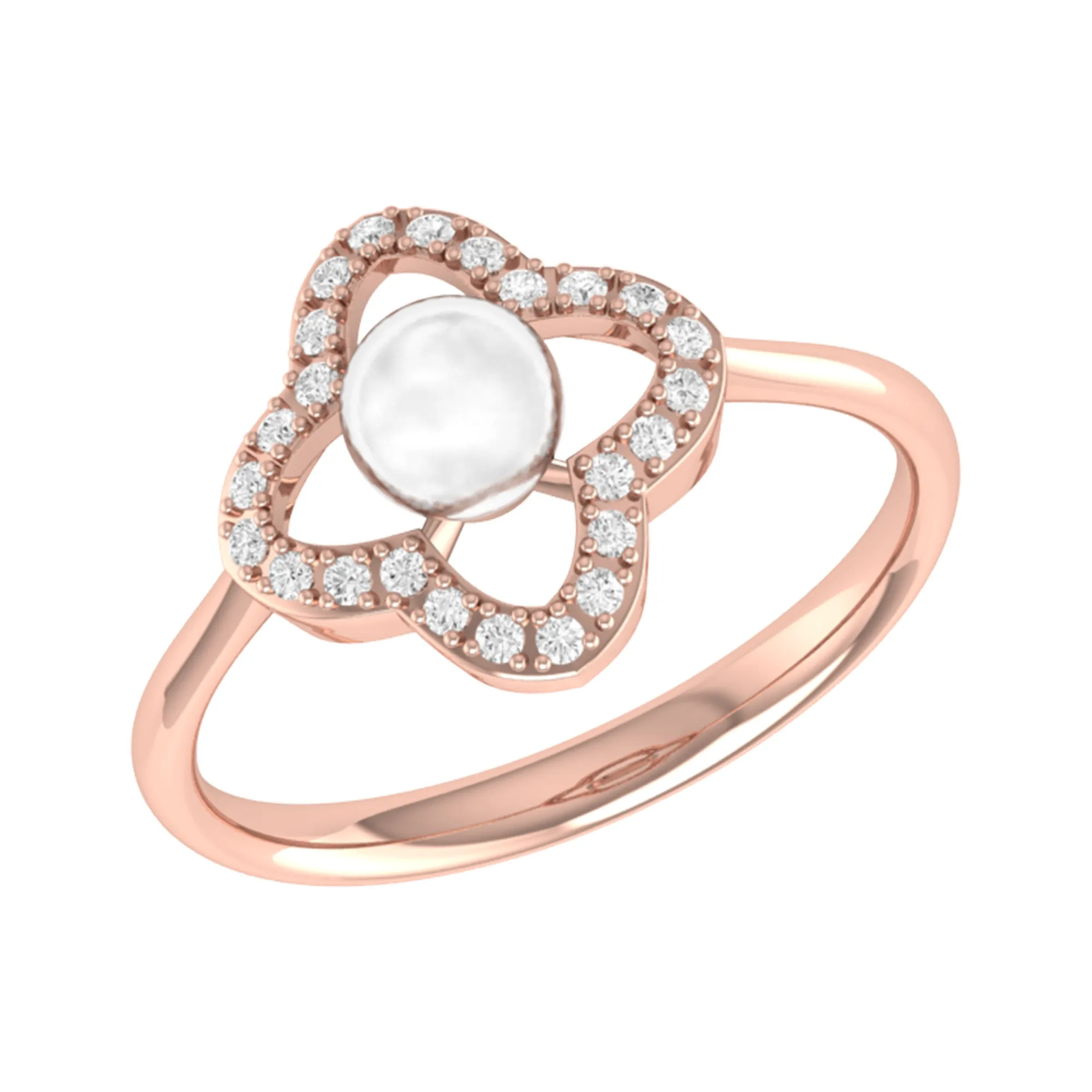 Pearl ring by Indus Jewellery