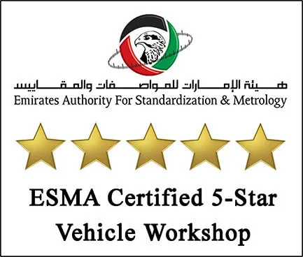 ESMA certified vehicle workshop badge