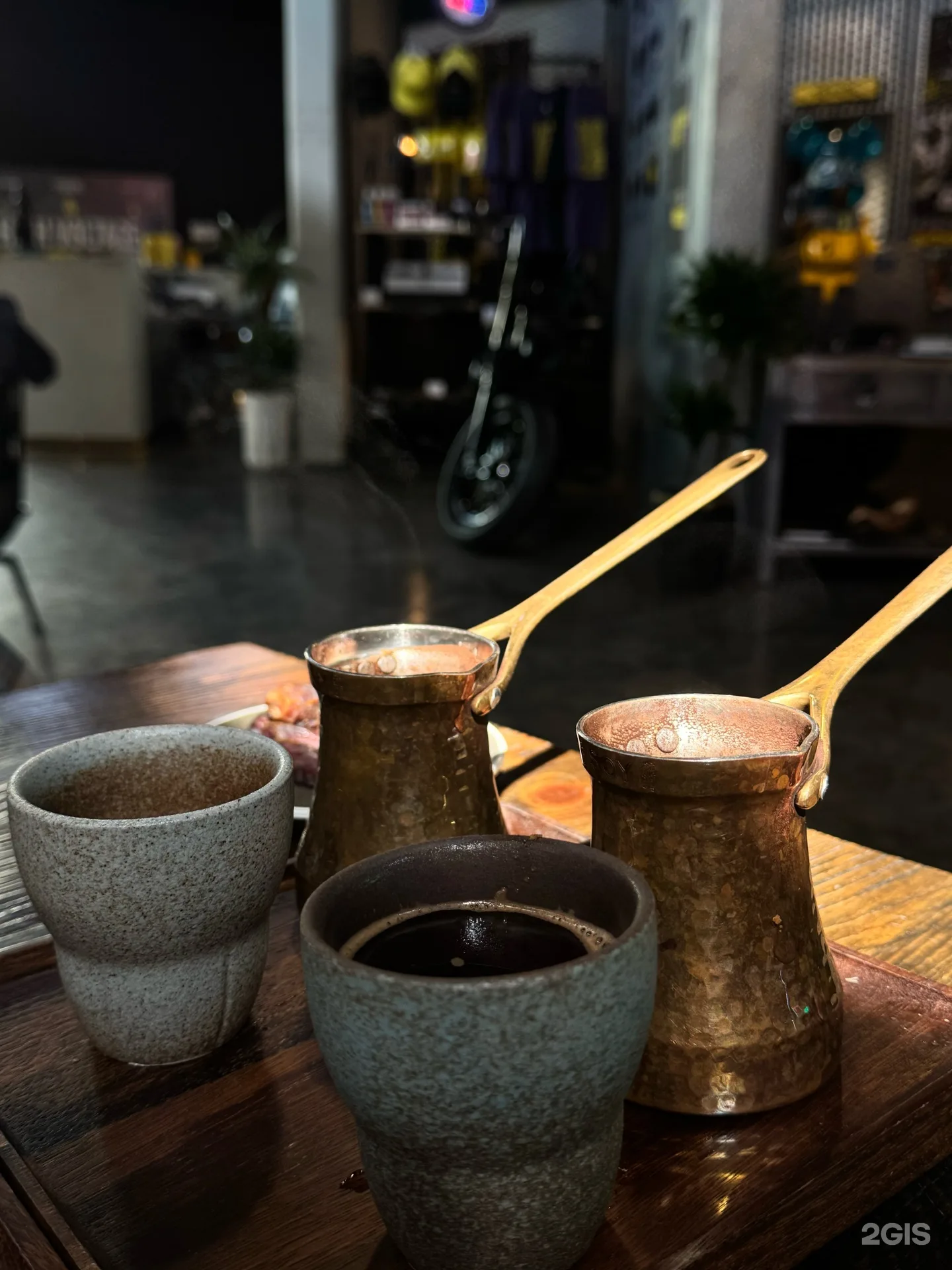 Traditional coffee service at BAZA