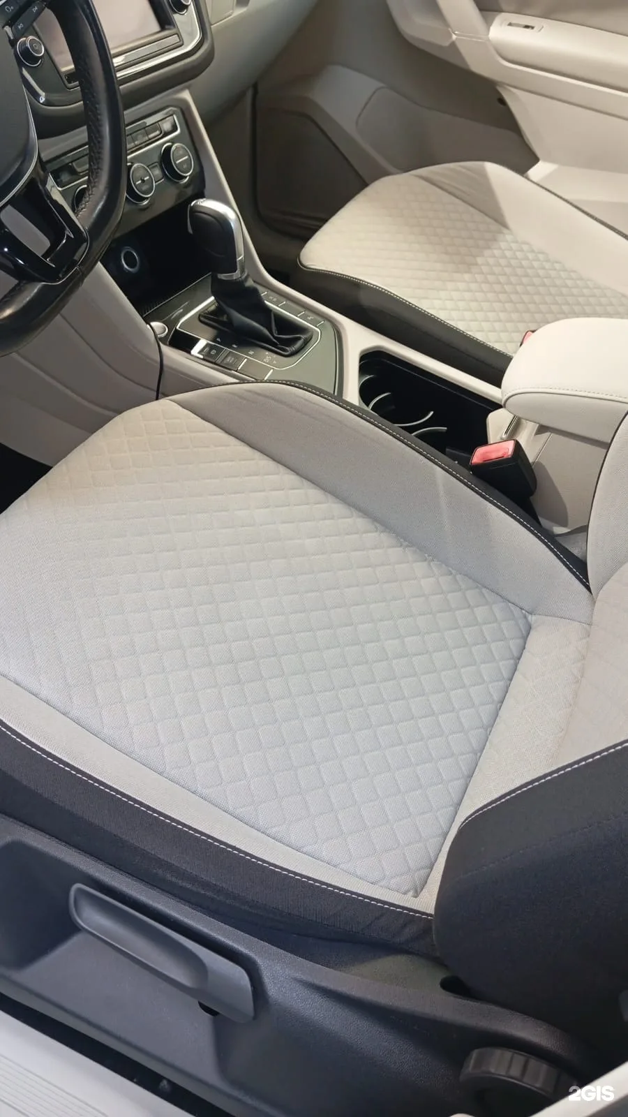 Freshly detailed car interior