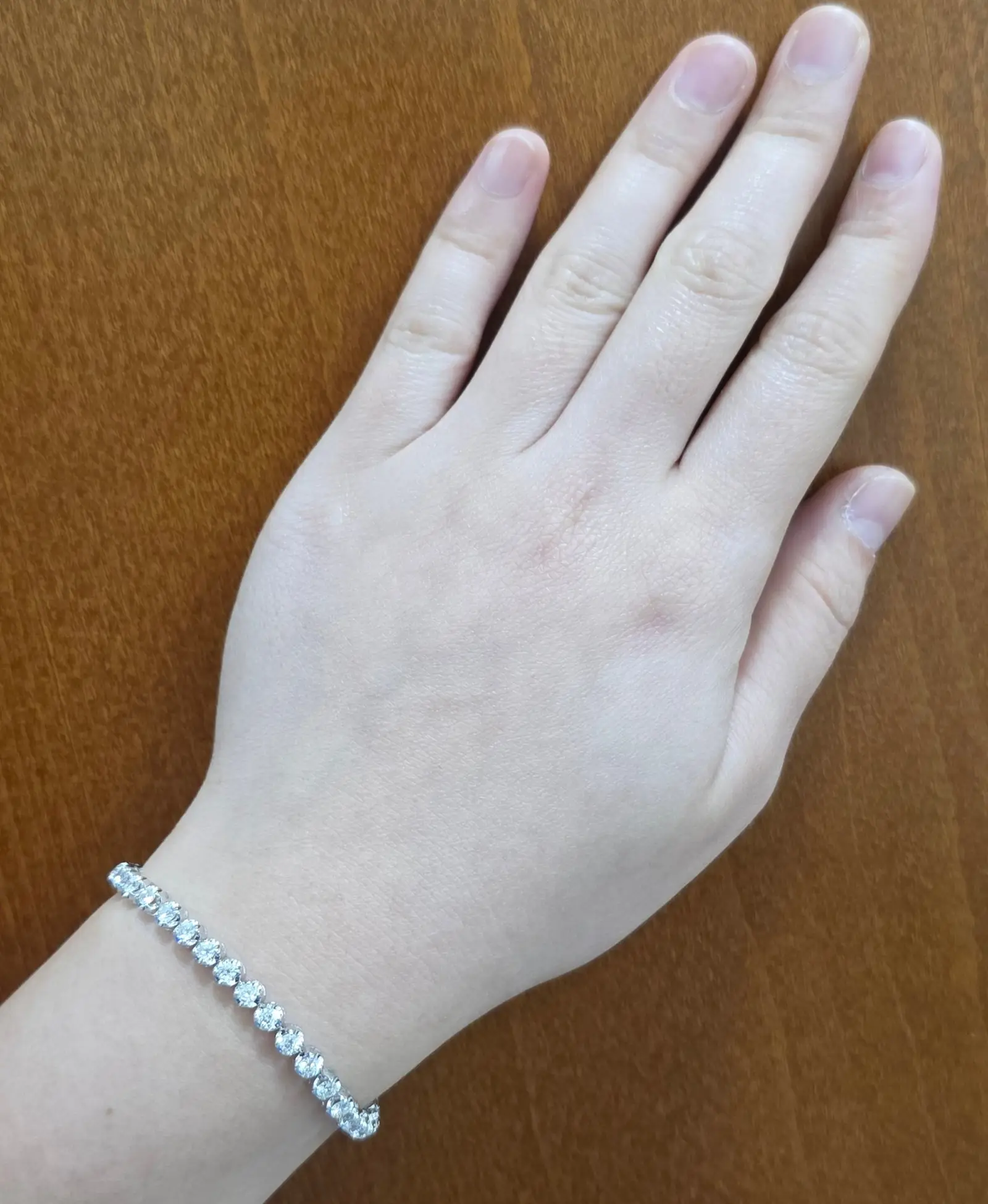 Diamond tennis bracelet
