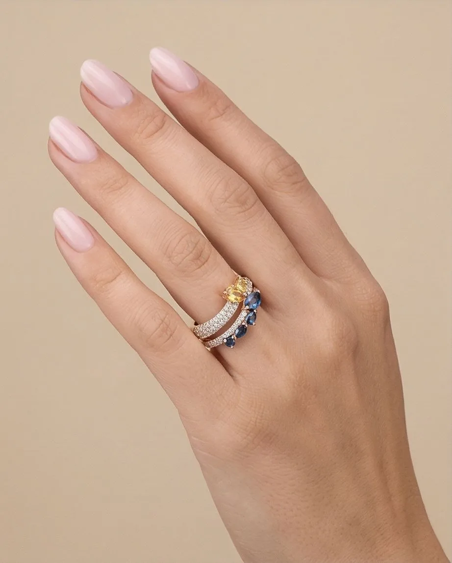 Palaces Jewellery — Aureveris ring on hand