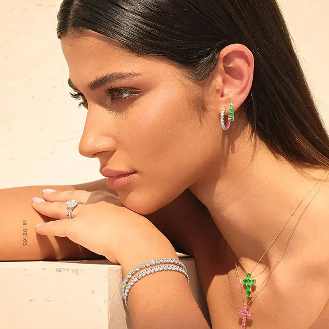 Diamond earrings