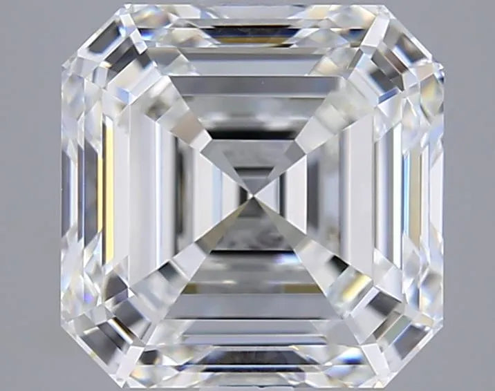 Asscher-cut certified diamond