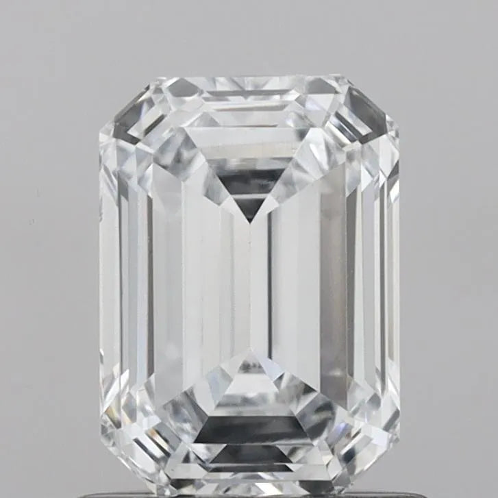 Emerald-cut certified diamond