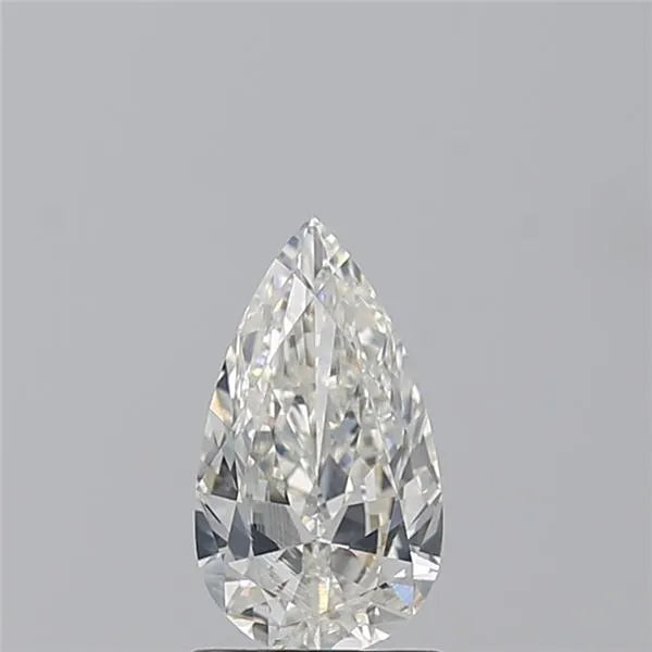 Pear-shaped certified diamond