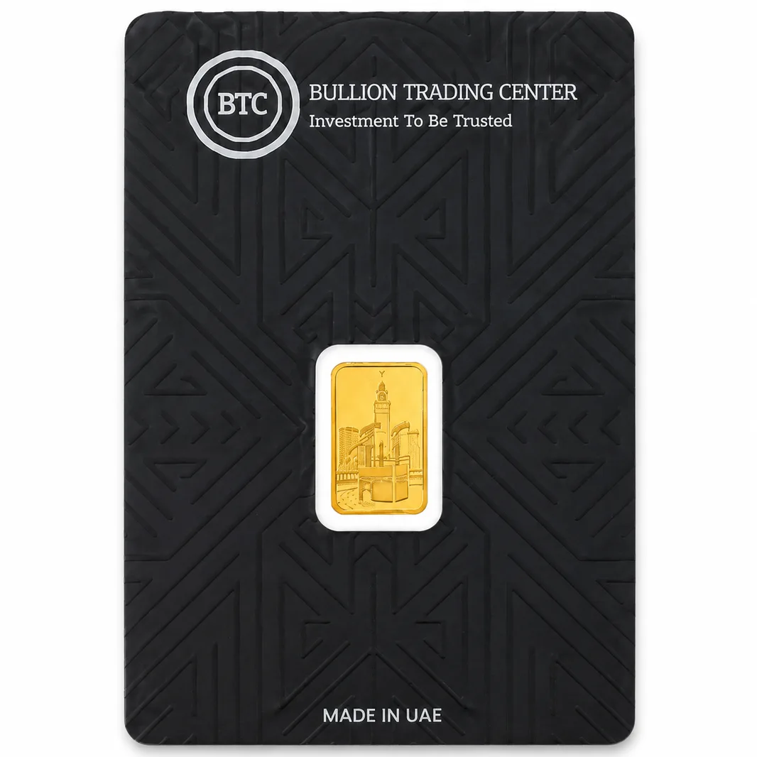 BTC 1 gram gold bar