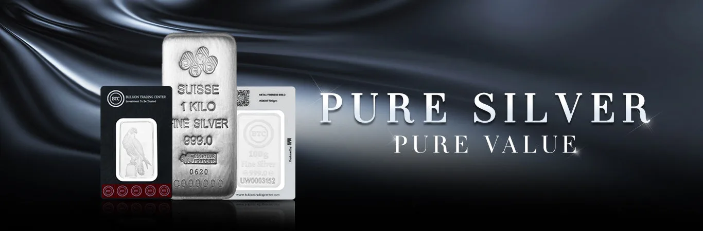 Pure silver bars