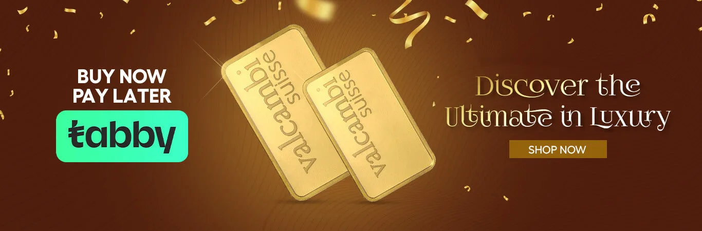 Buy now, pay later with Tabby on gold bars