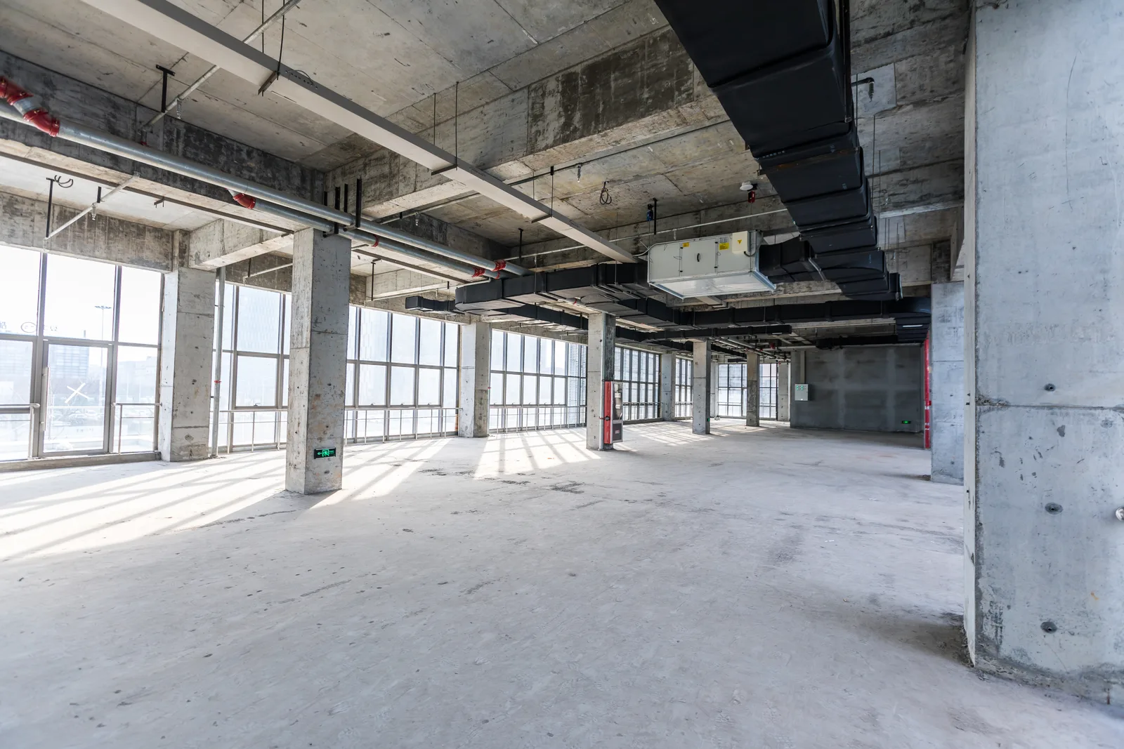 Corporate office fit-out in progress