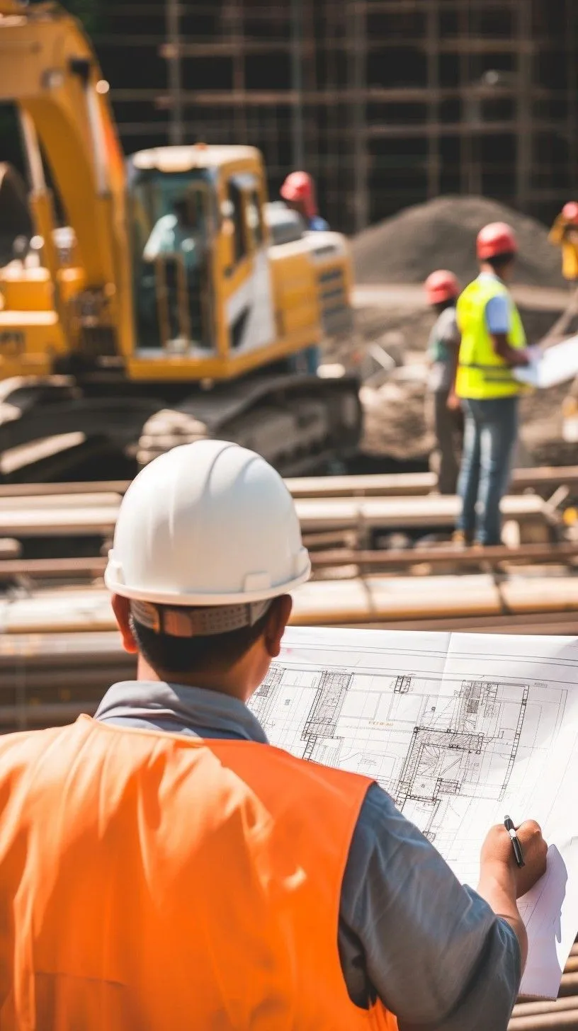 Construction supervision on a live site