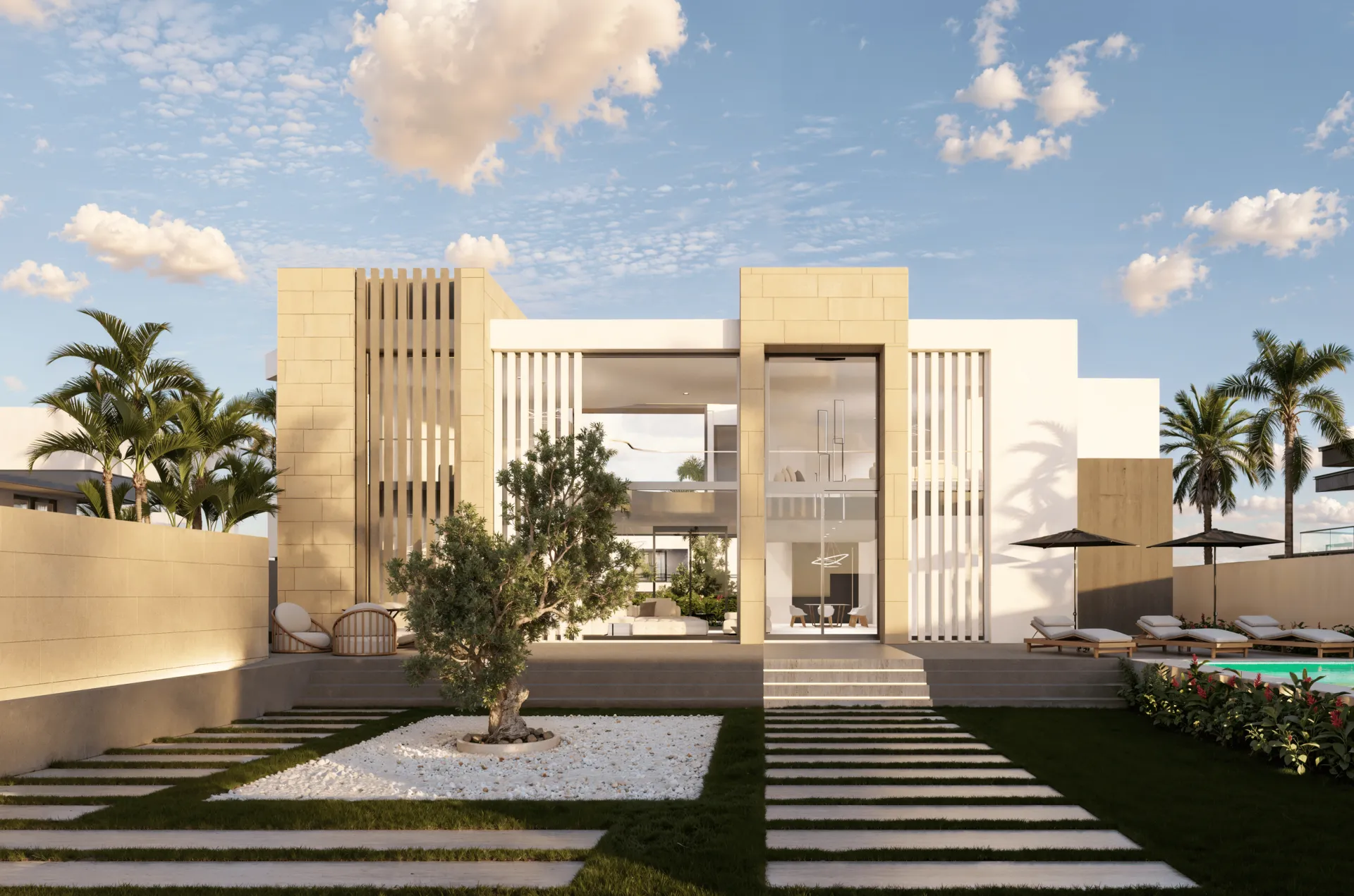 Contemporary luxury villa designed by AAC Architects in Dubai