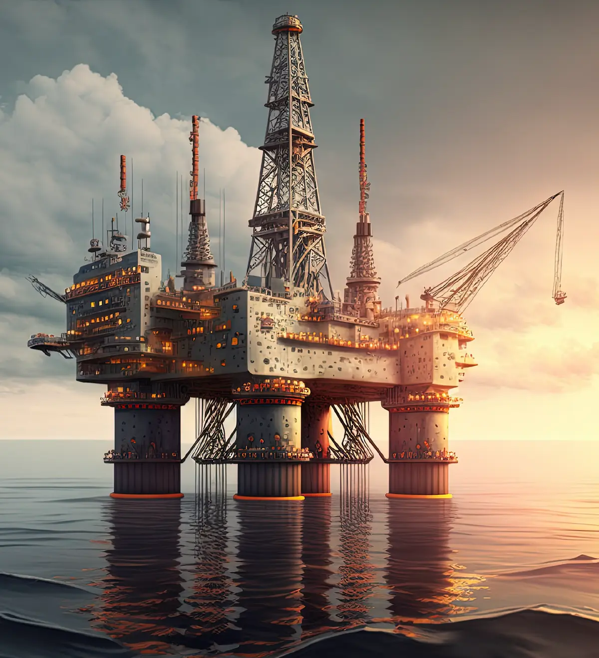 Offshore platform representing the offshore sector