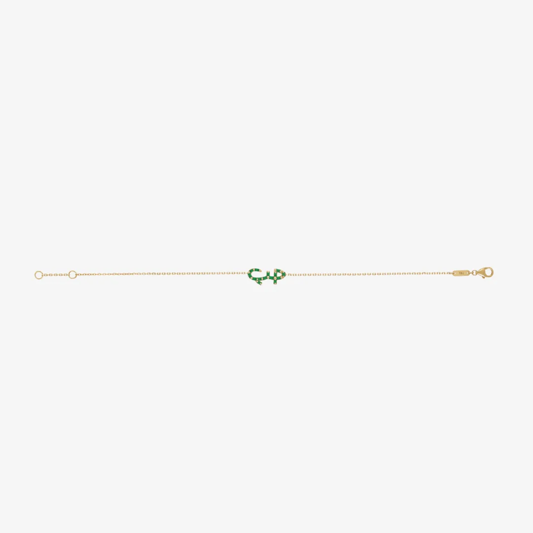Hobbi collection — baguette diamond necklace