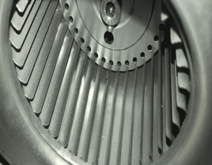 AC grille after cleaning